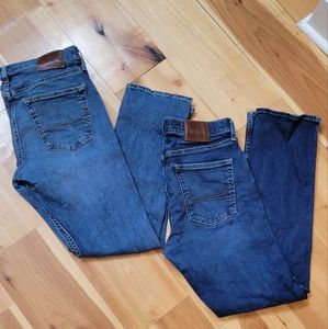 2 Pair Hollister Slim Straight Epic Flex Jeans
